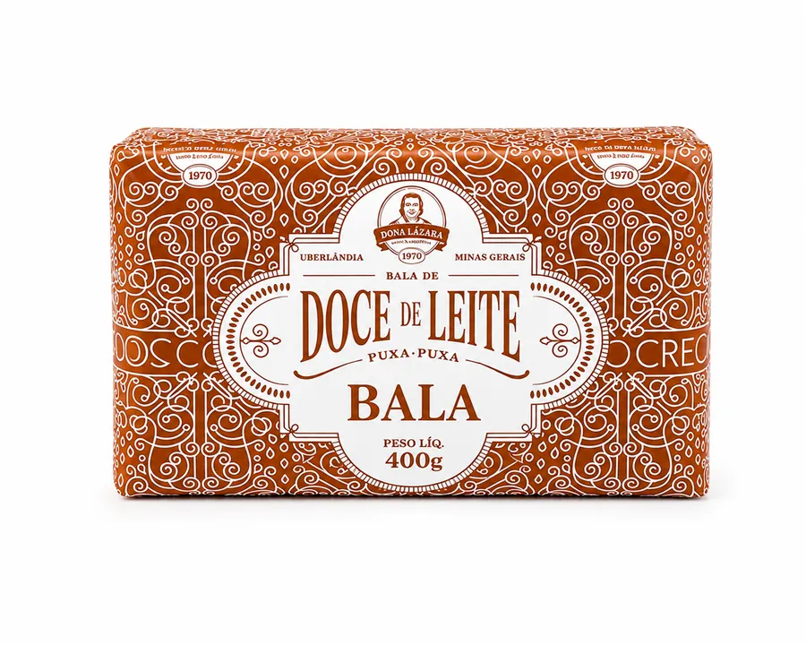 Kit Inicial com 10 unidades de Bala de Doce de Leite Puxa-Puxa 400g